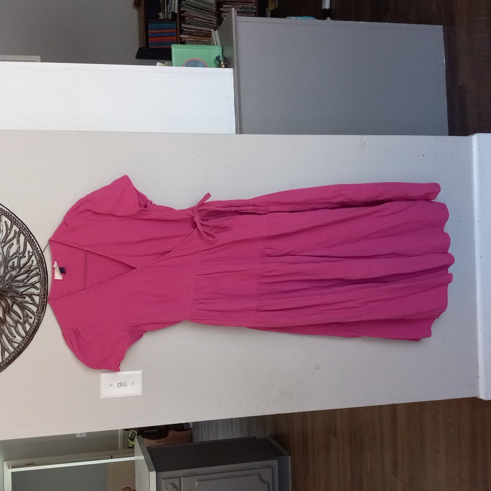Universal thread pink wrap dress
